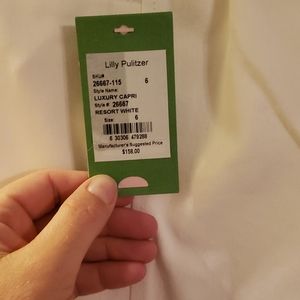 Lily Pulitzer Luzury Capri size 6